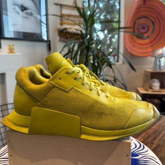 adidas gazelle silver green womens Adidas Rick Owens Level Runner Low 2 Yellow
